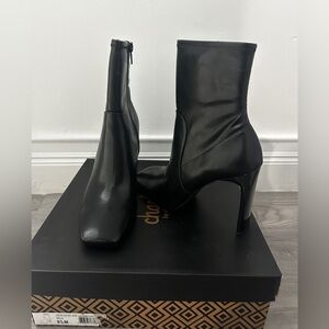 CHARLES DAVID BLACK BOOTIES